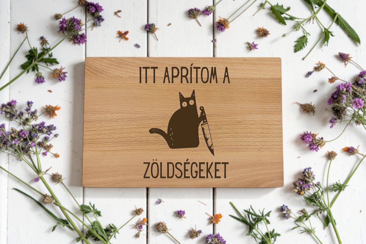 Macskás vágódeszka – termékkép