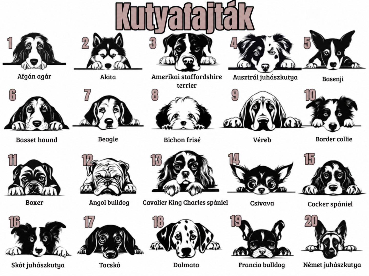 Egyedi kutyás vágódeszka – termékkép 3