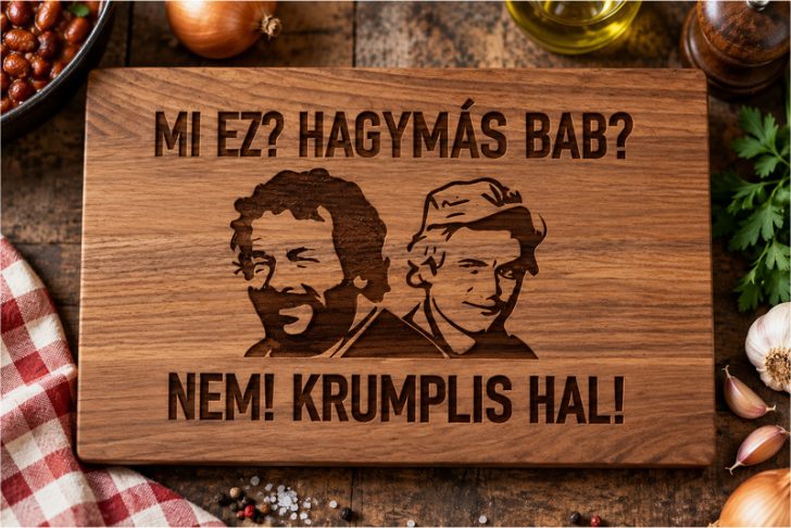 Bud Spencer vágódeszka – vicces ajándék apáknak és férfiaknak – termékkép