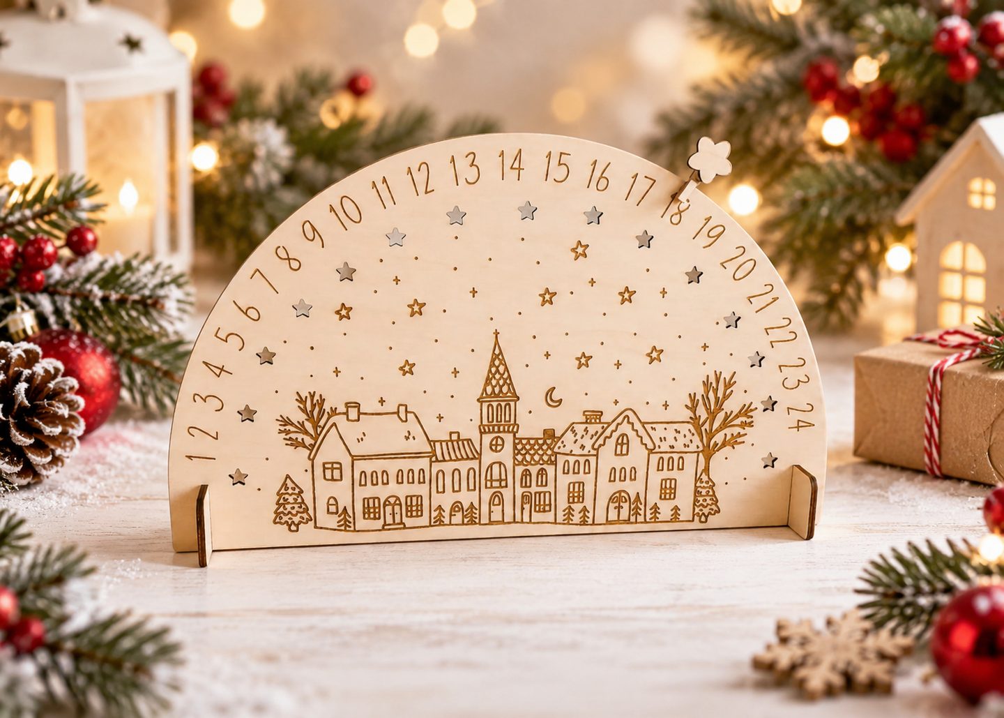 Adventi naptár, karácsonyi várakozás – termékkép