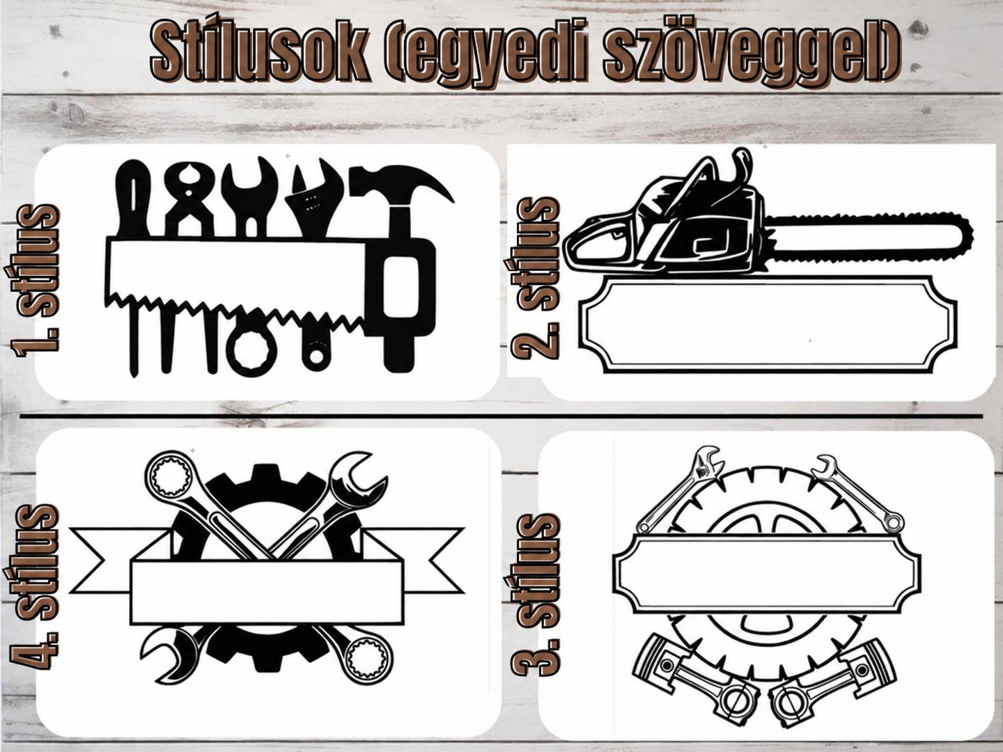 Egyedi műhely vágódeszka – személyre szabott ajándék férfiaknak – termékkép 3