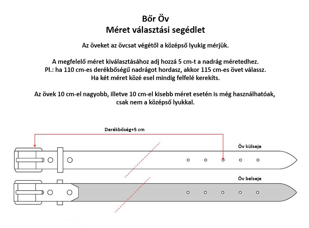 Egyedi gravírozott bőr öv férfiaknak - választható stílusokkal – termékkép 6