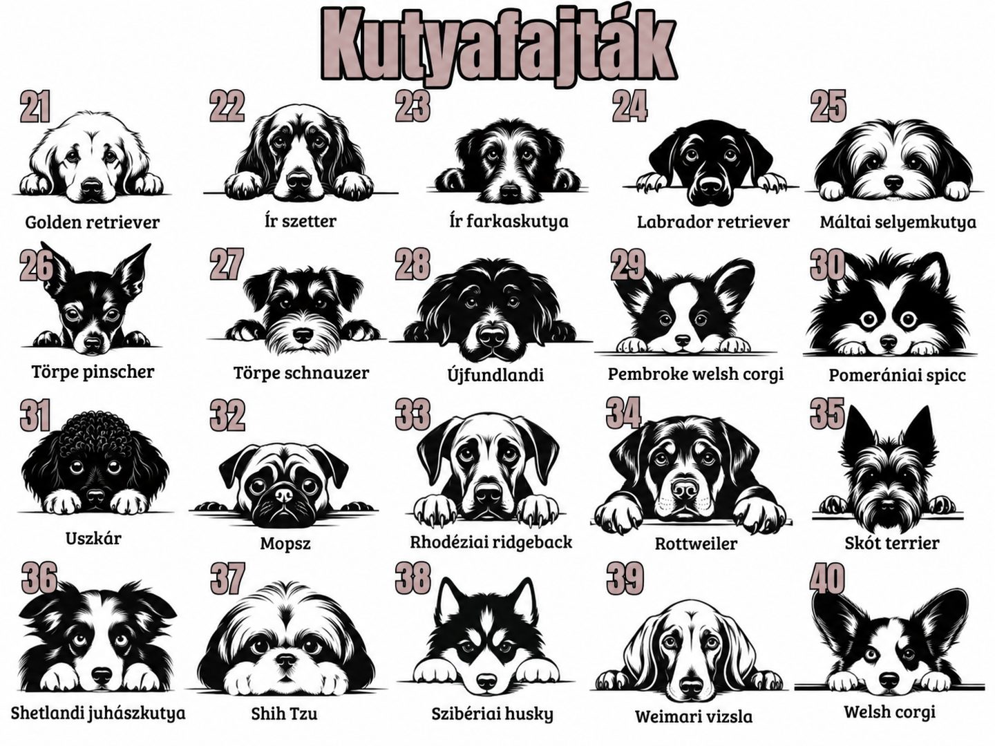 Egyedi kutyás vágódeszka – termékkép 4