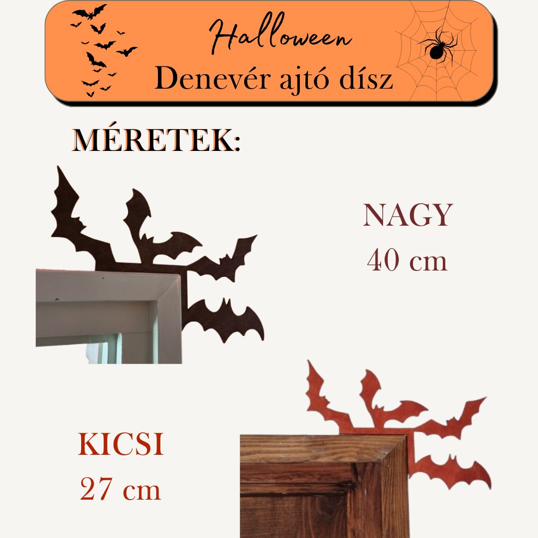 Halloween - egyedi - választható szín, méret – termékkép 4