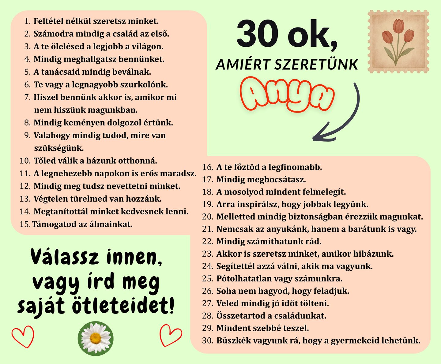 Szív alakú puzzle - gravírozott ajándék anyáknak – termékkép 3