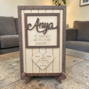 Anya, te vagy az, aki összetart bennünket tábla